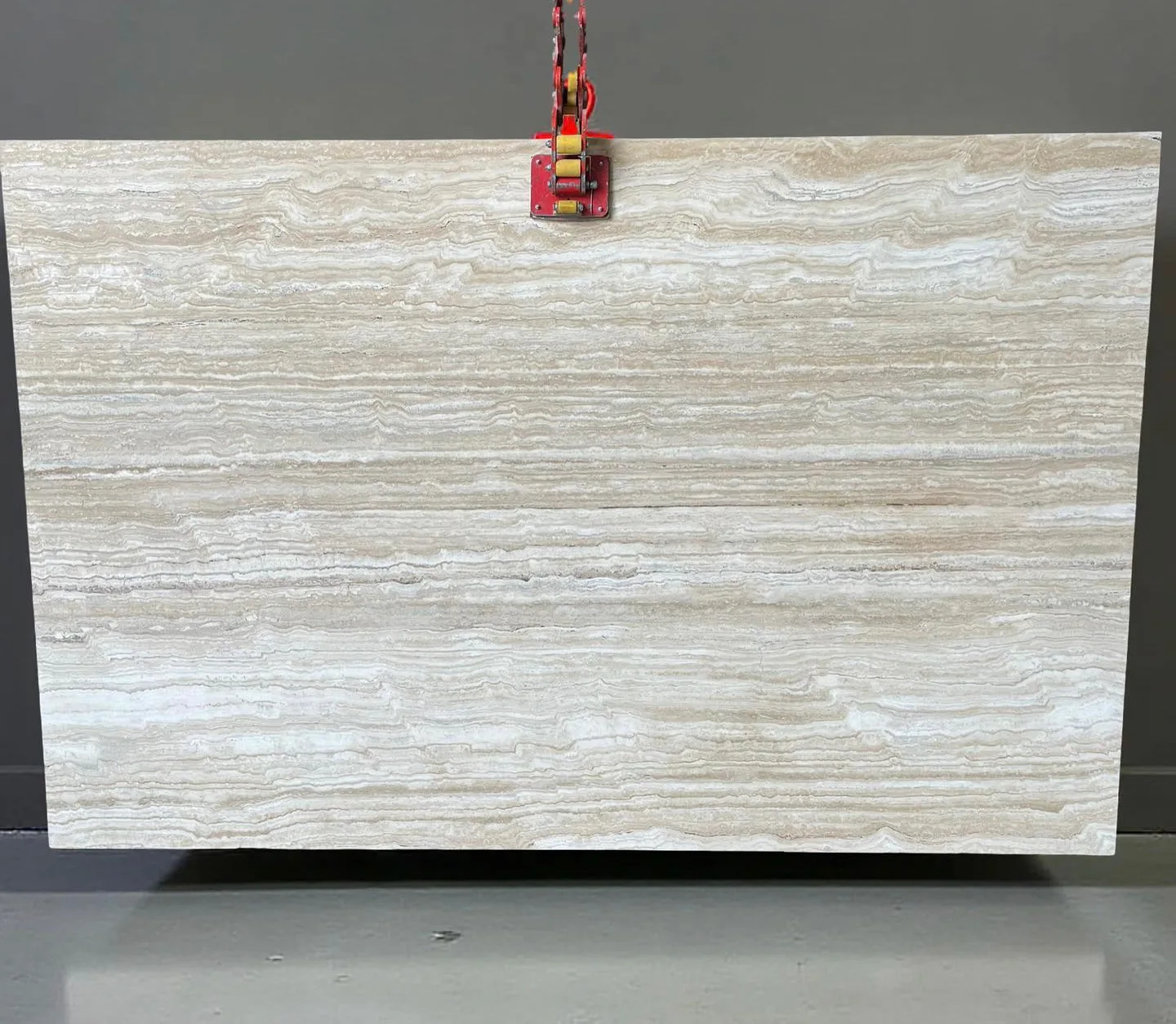 Ivory Travertine Slab in Long Beach