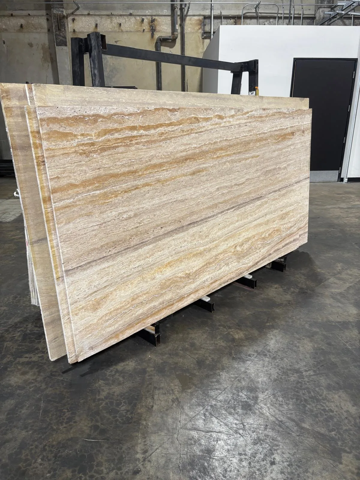 Leather Travertine Slab in Long Beach