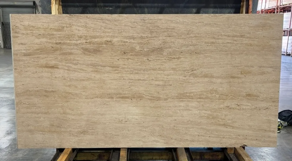 Classic Travertine Slab in Long Beach