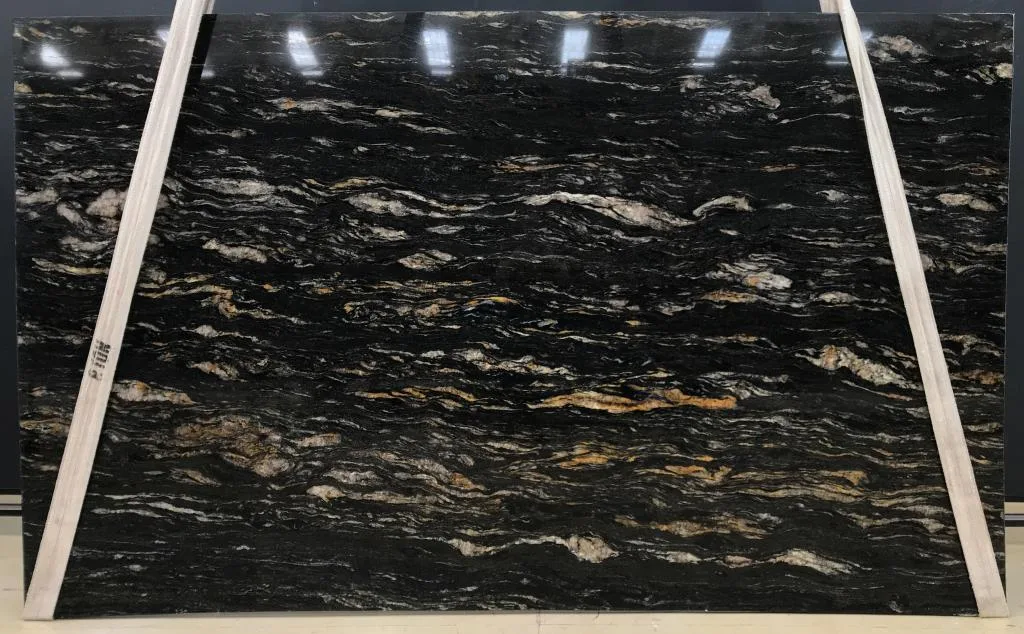 Cosmic Black Granite Slab in Sun Valley, Los Angeles