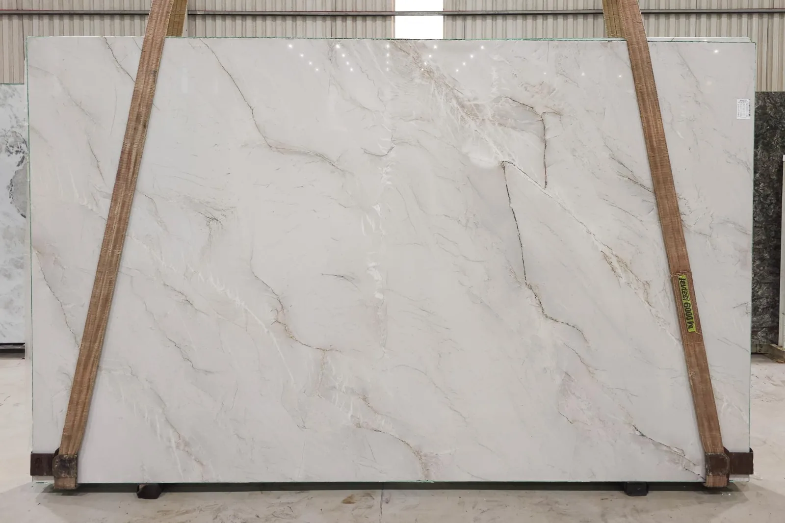 Bianco Superiore Quartzite Slab in Sun Valley, Los Angeles