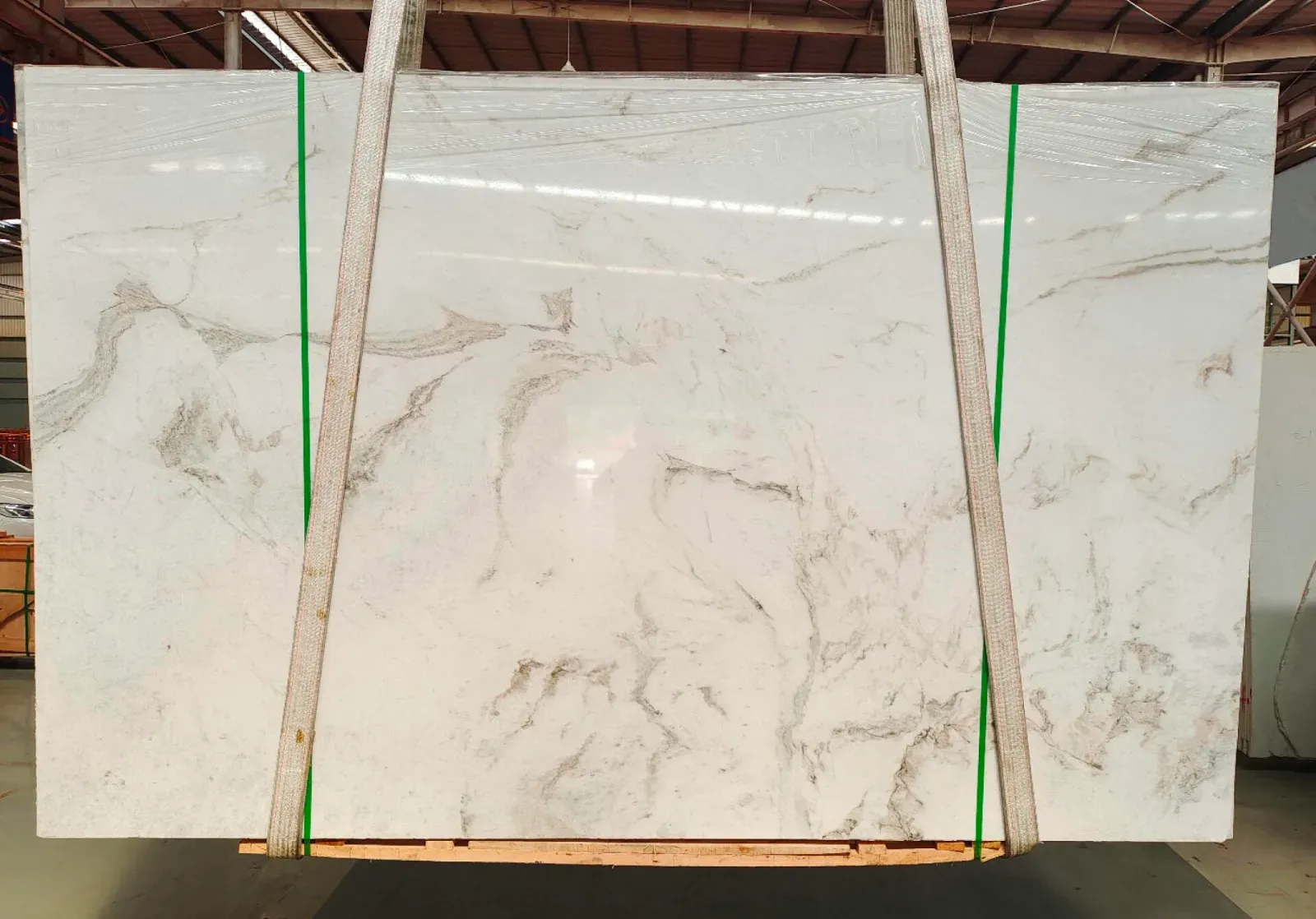 Calacatta Cielo Marble Slab in Sun Valley, Los Angeles