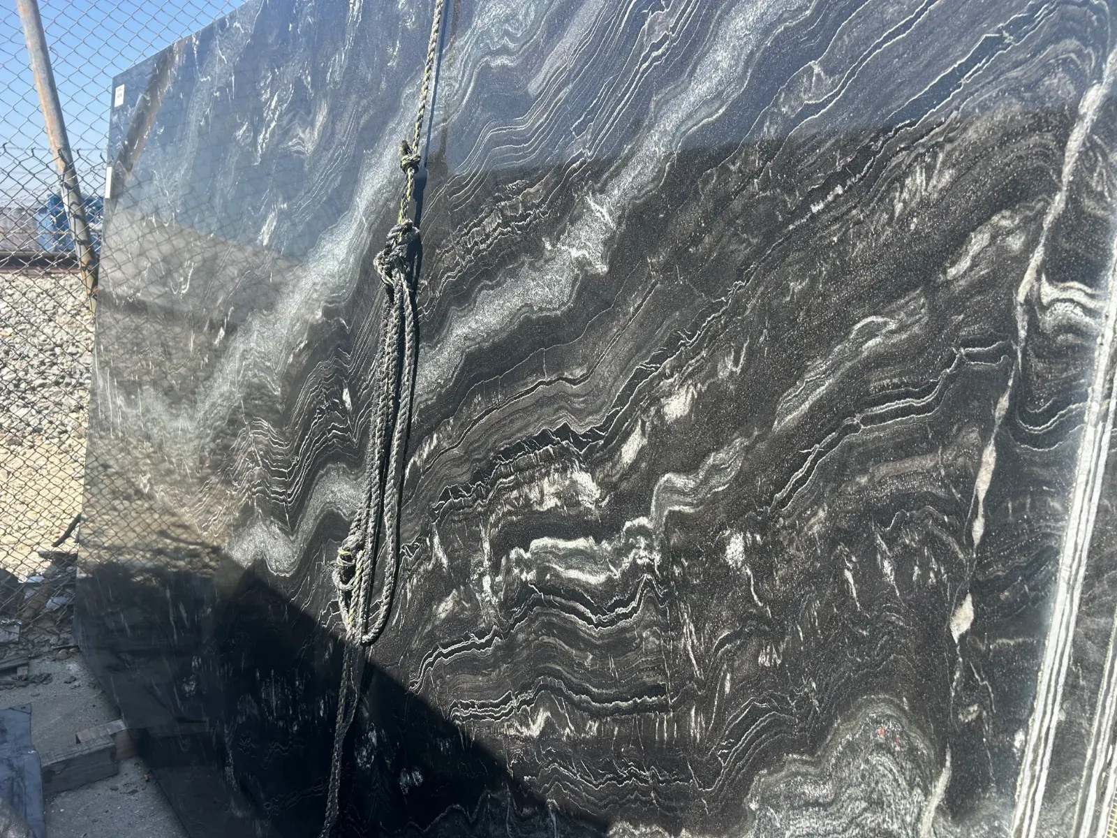 Agatha Black Quartzite Slab Photo 2