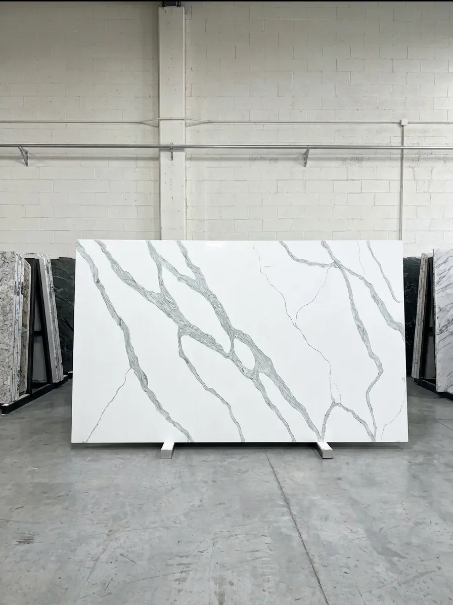 Calacatta Como Quartz Slab in Sun Valley, Los Angeles