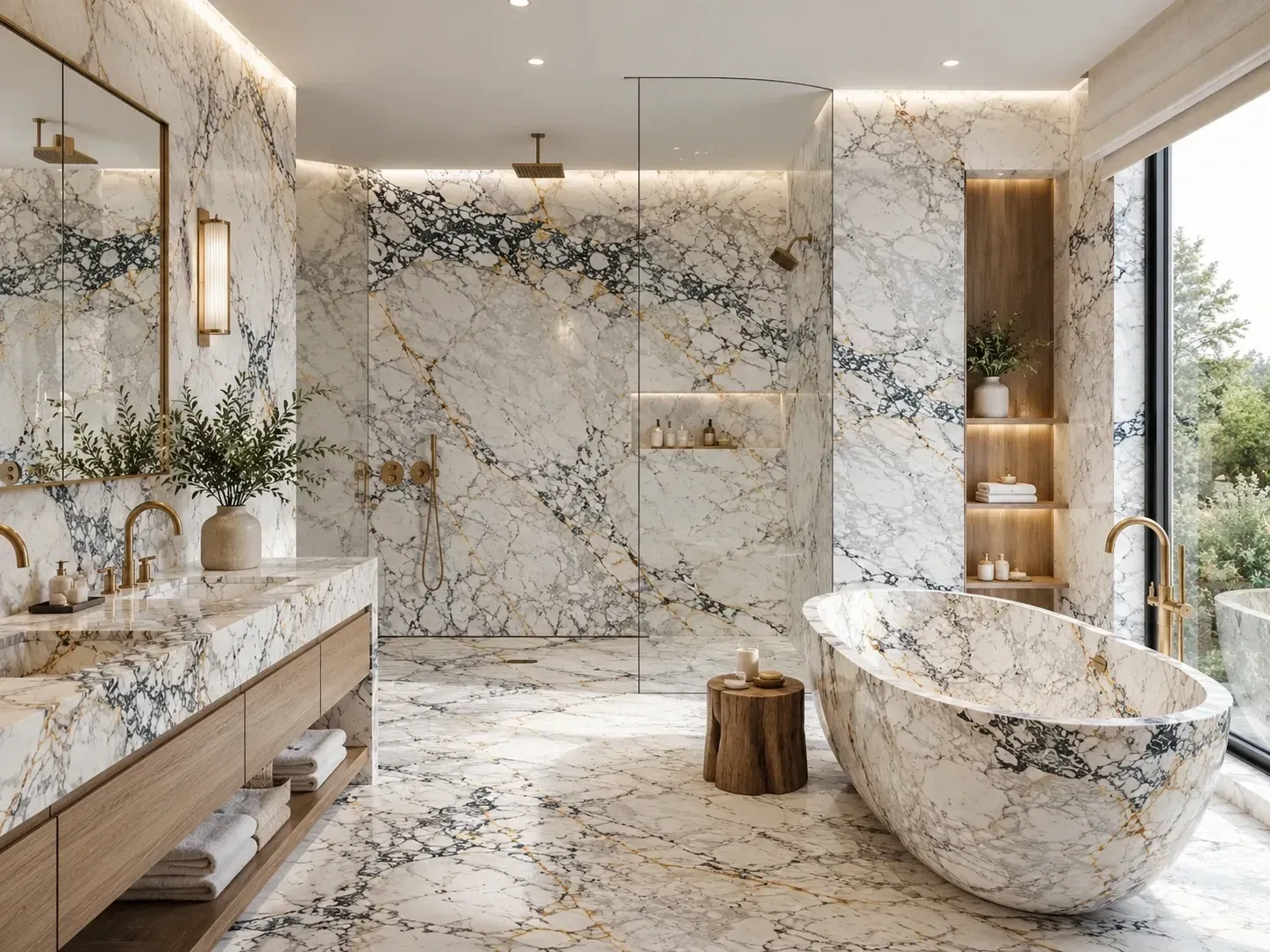 Calacatta Paonazzo Marble — Bathroom Inspiration