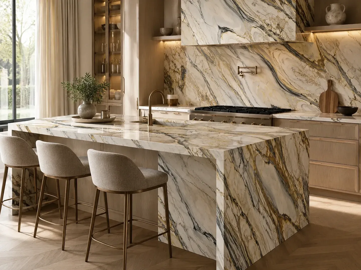 Calacatta Oyster Extra Marble — Kitchen Inspiration