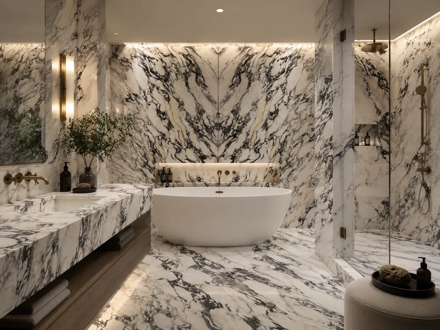 Calacatta Viola Marble — Bathroom Inspiration