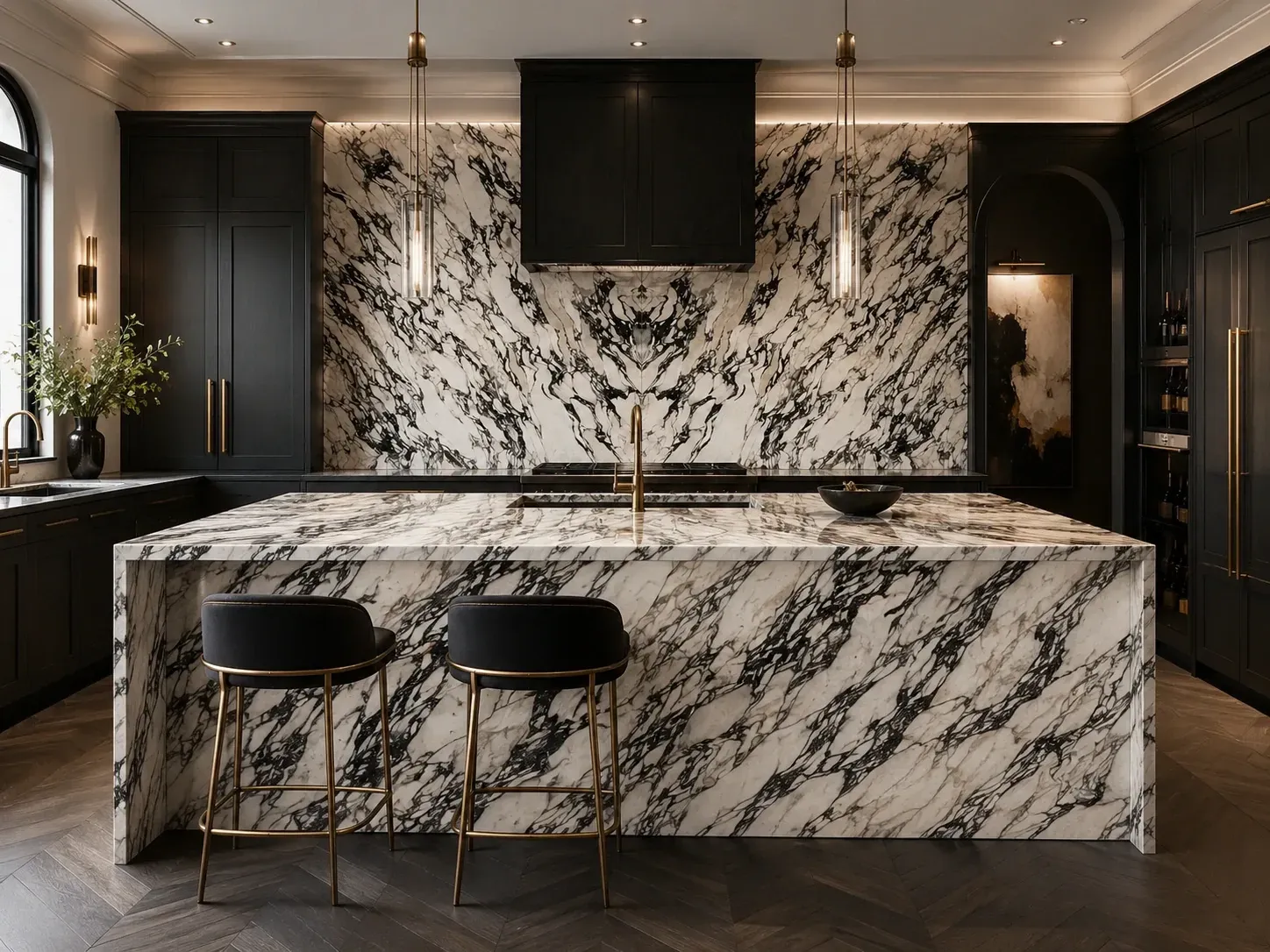 Calacatta Viola Marble — Kitchen Inspiration