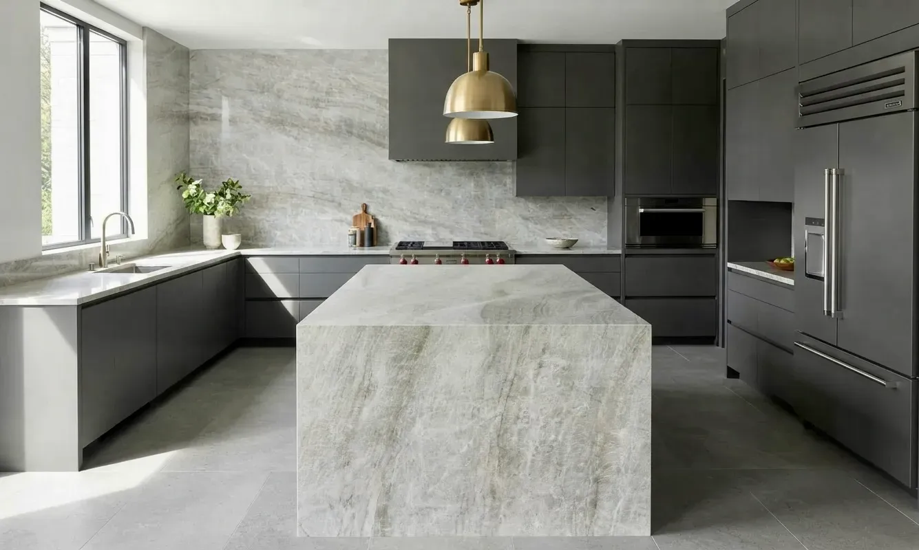 Taj Mahal Quartzite — Kitchen Inspiration
