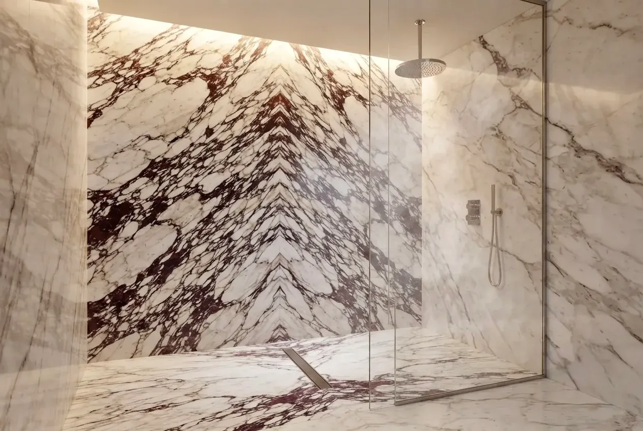 Calacatta Viola Italia Marble — Fireplace Inspiration