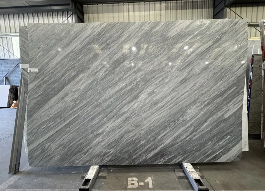 Grigio Azul Marble Slab in North Hollywood, Los Angeles